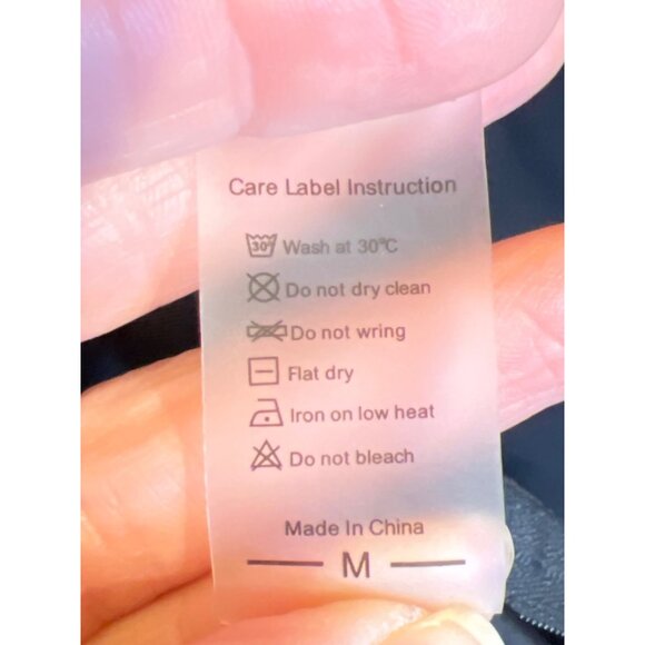 Black Long Sleeve Full Body Jumpsuit With Back Zipper Closure - Picture 8 of 8